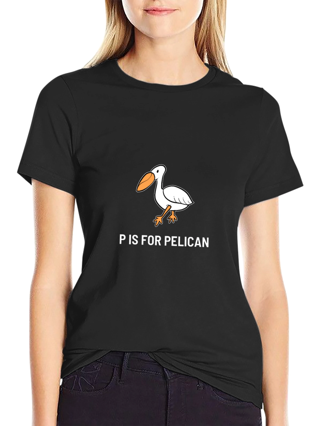 P is for Pelican Graphic T-Shirt