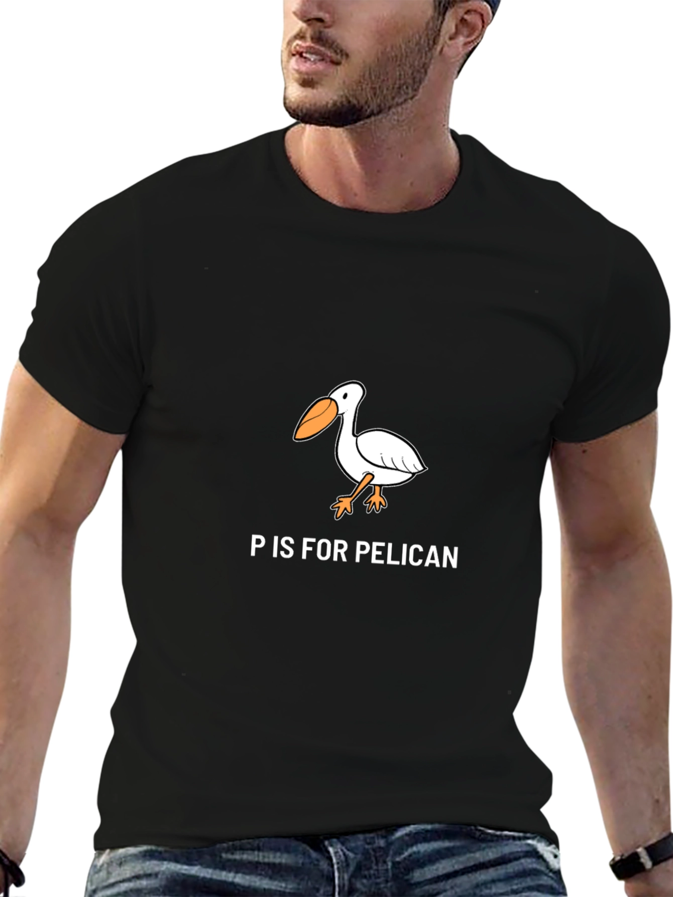 P is for Pelican Graphic T-Shirt