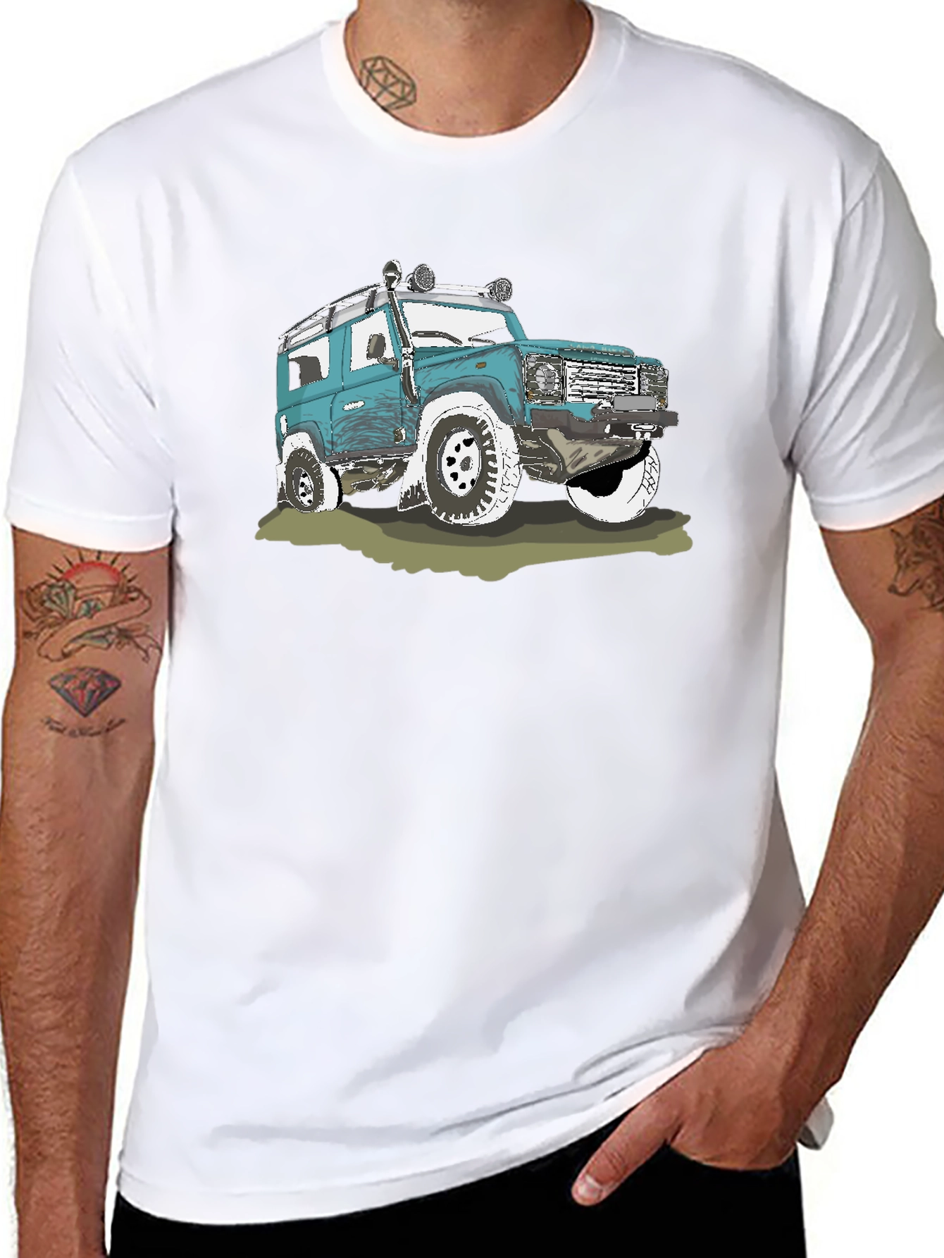 Land Rover Defender Graphic T-Shirt - Off-Road Adventure