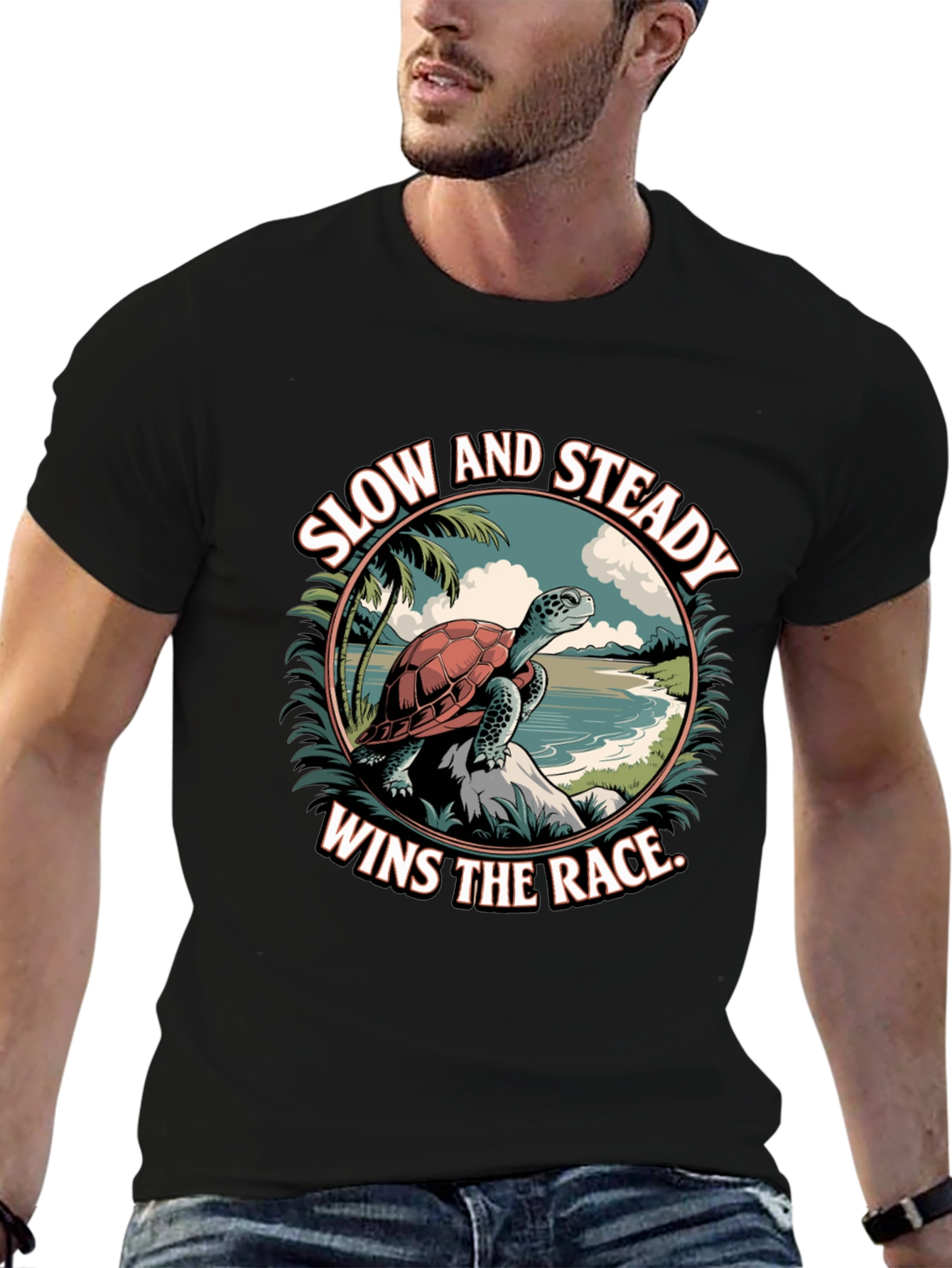 Slow and Steady Turtle Graphic Tee