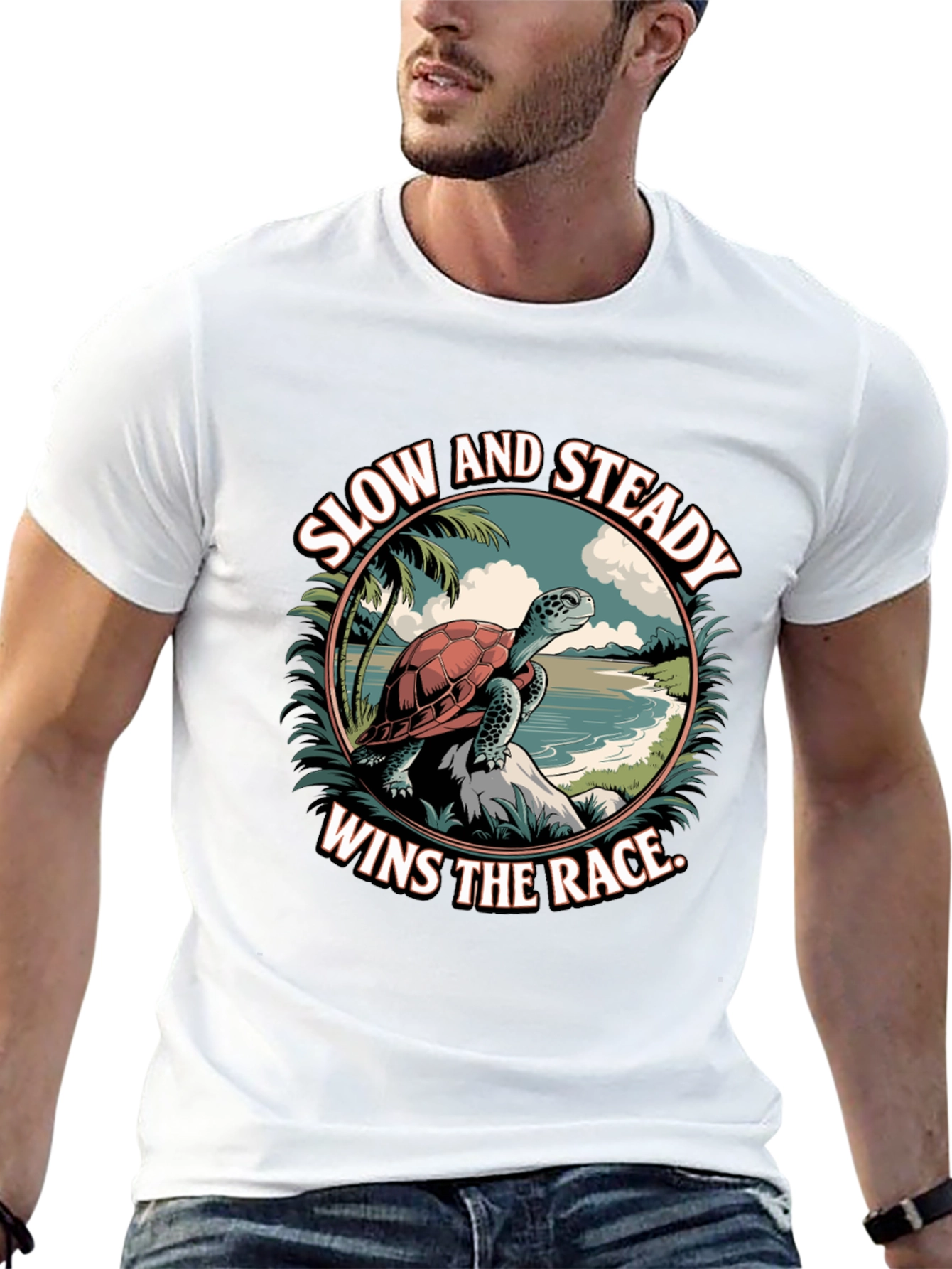 Slow and Steady Turtle Graphic Tee