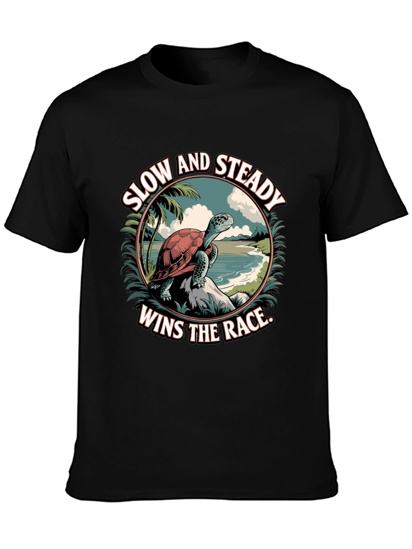 Slow and Steady Turtle Graphic Tee