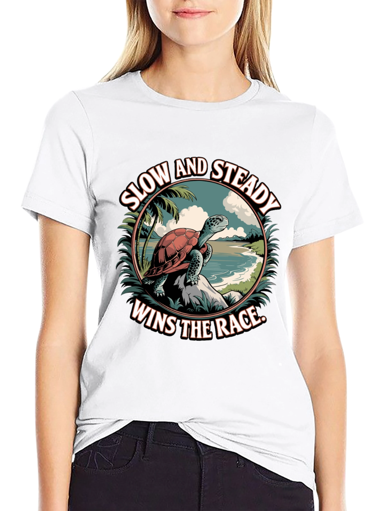 Slow and Steady Turtle Graphic Tee