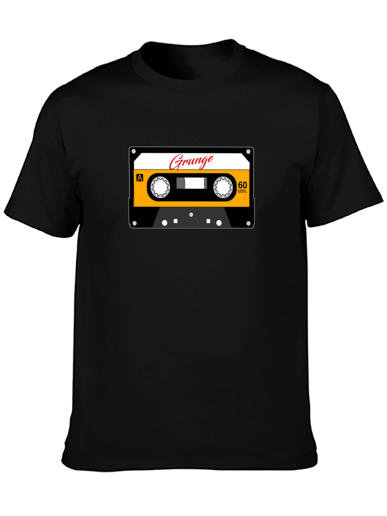 Grunge Cassette Tape Graphic T-Shirt