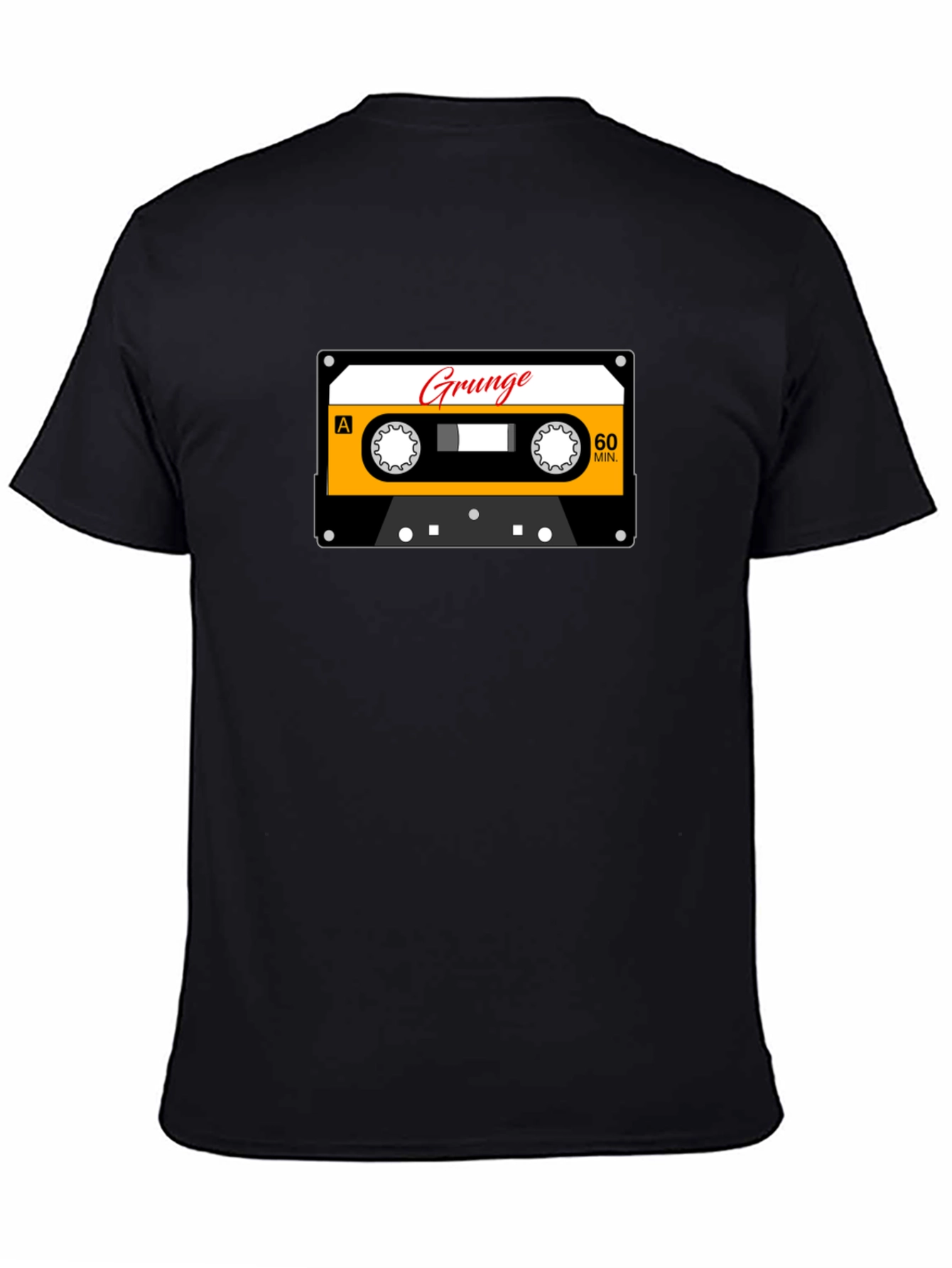 Grunge Cassette Tape Graphic T-Shirt