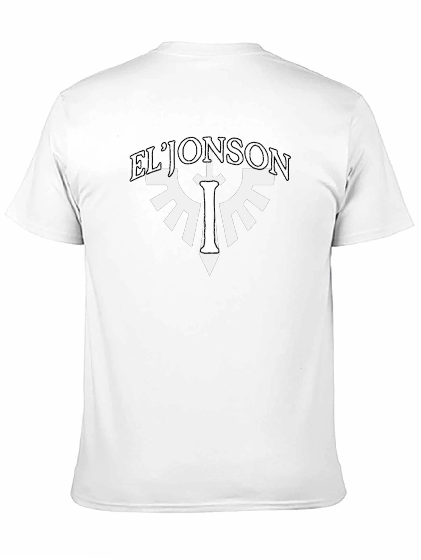 ElJonson Black T-Shirt - Sci-Fi Inspired Graphic Tee