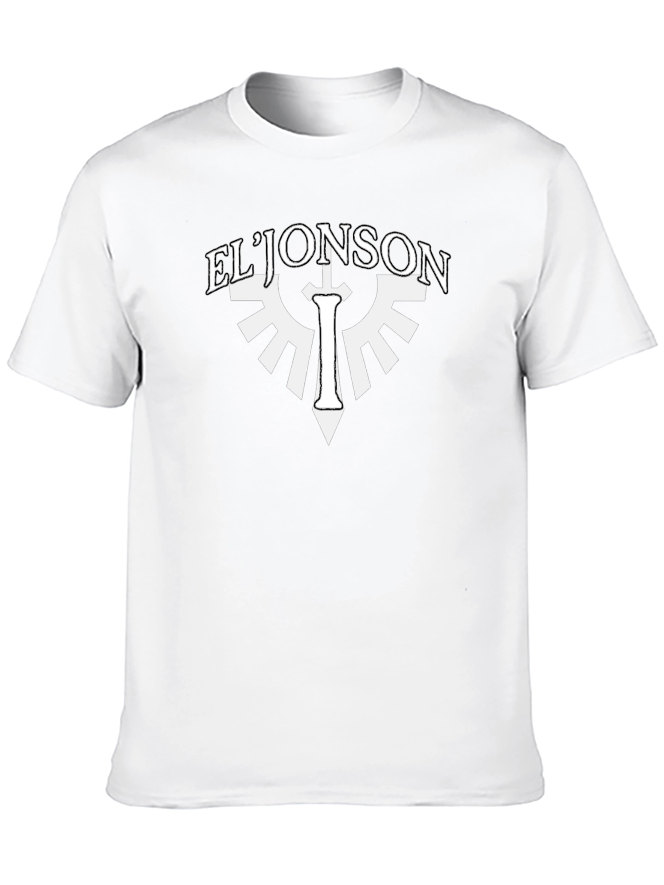 ElJonson Black T-Shirt - Sci-Fi Inspired Graphic Tee