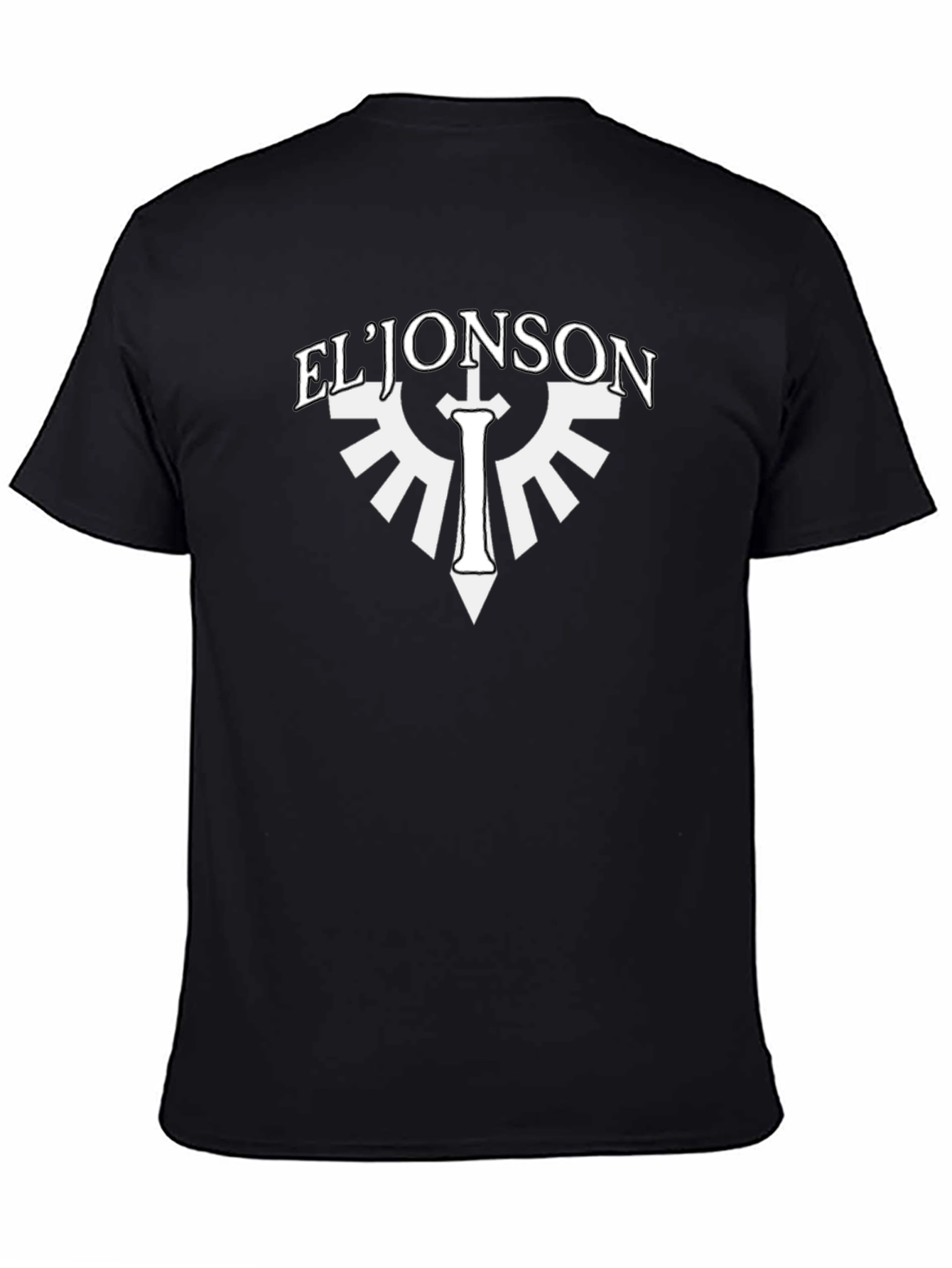 ElJonson Black T-Shirt - Sci-Fi Inspired Graphic Tee