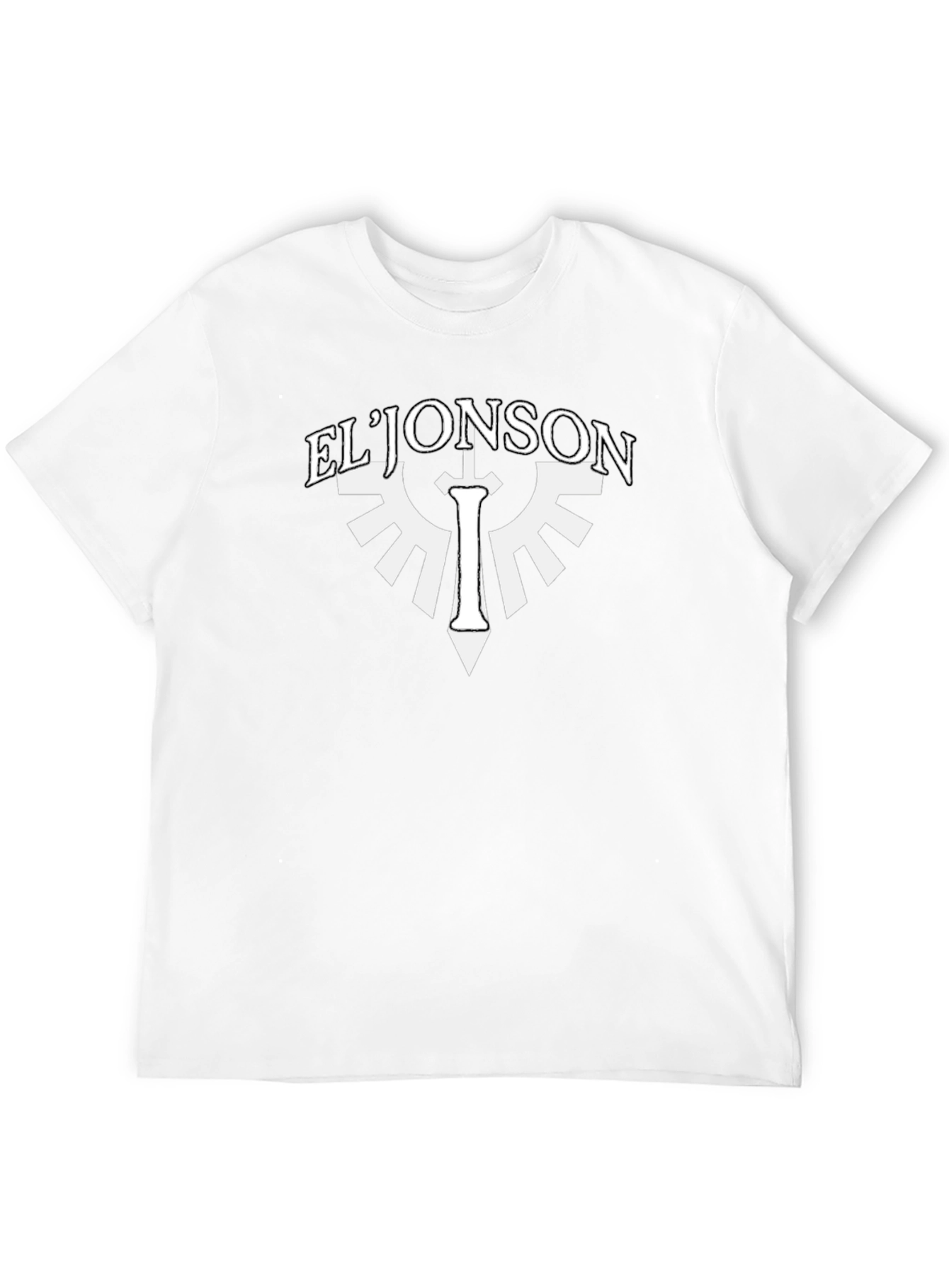 ElJonson Black T-Shirt - Sci-Fi Inspired Graphic Tee