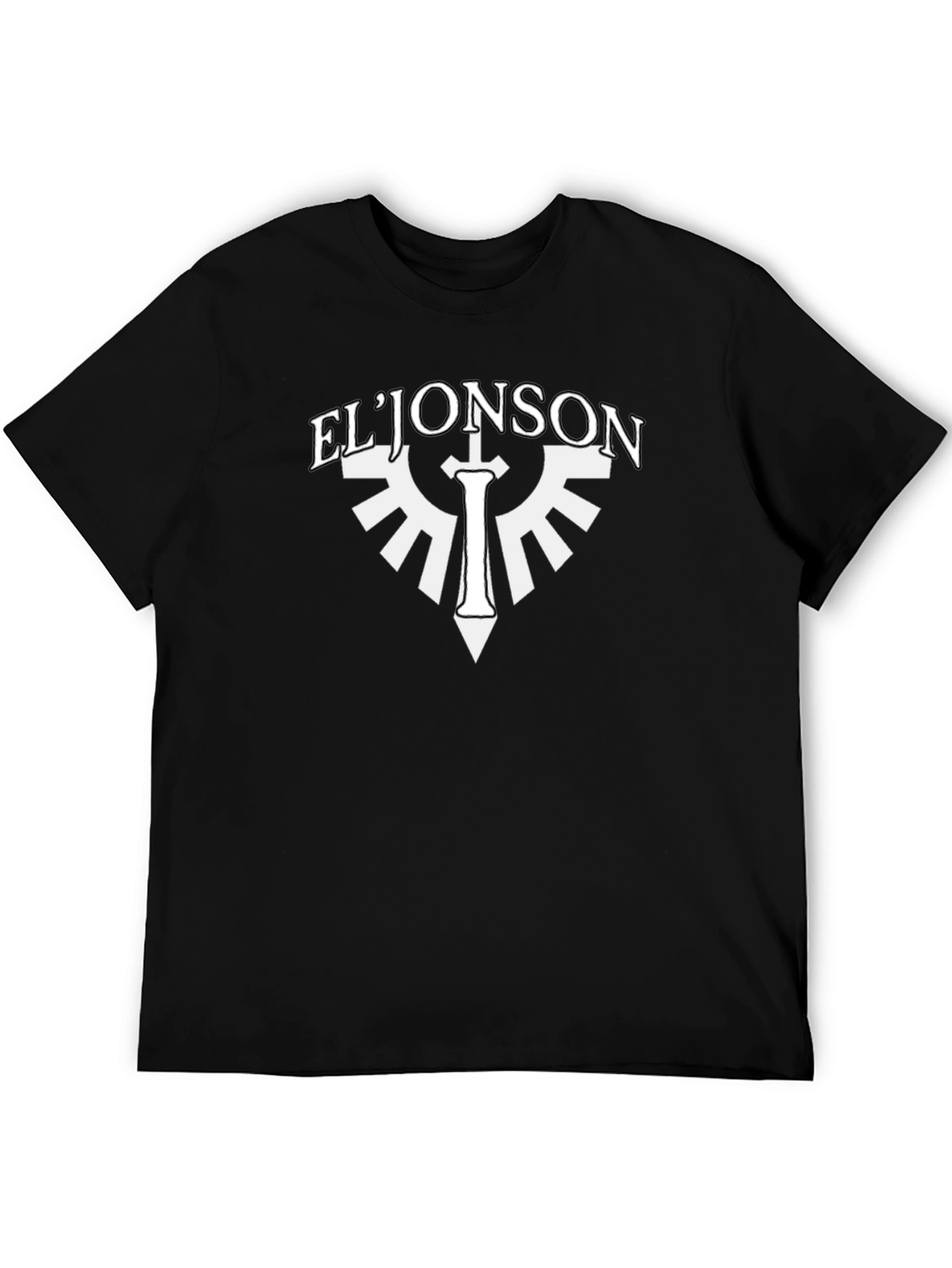ElJonson Black T-Shirt - Sci-Fi Inspired Graphic Tee