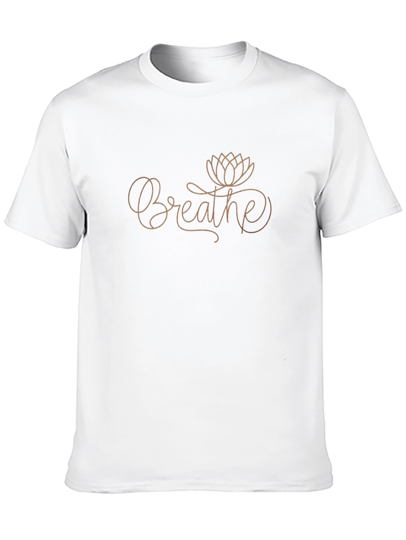 Breathe Lotus Black T-Shirt