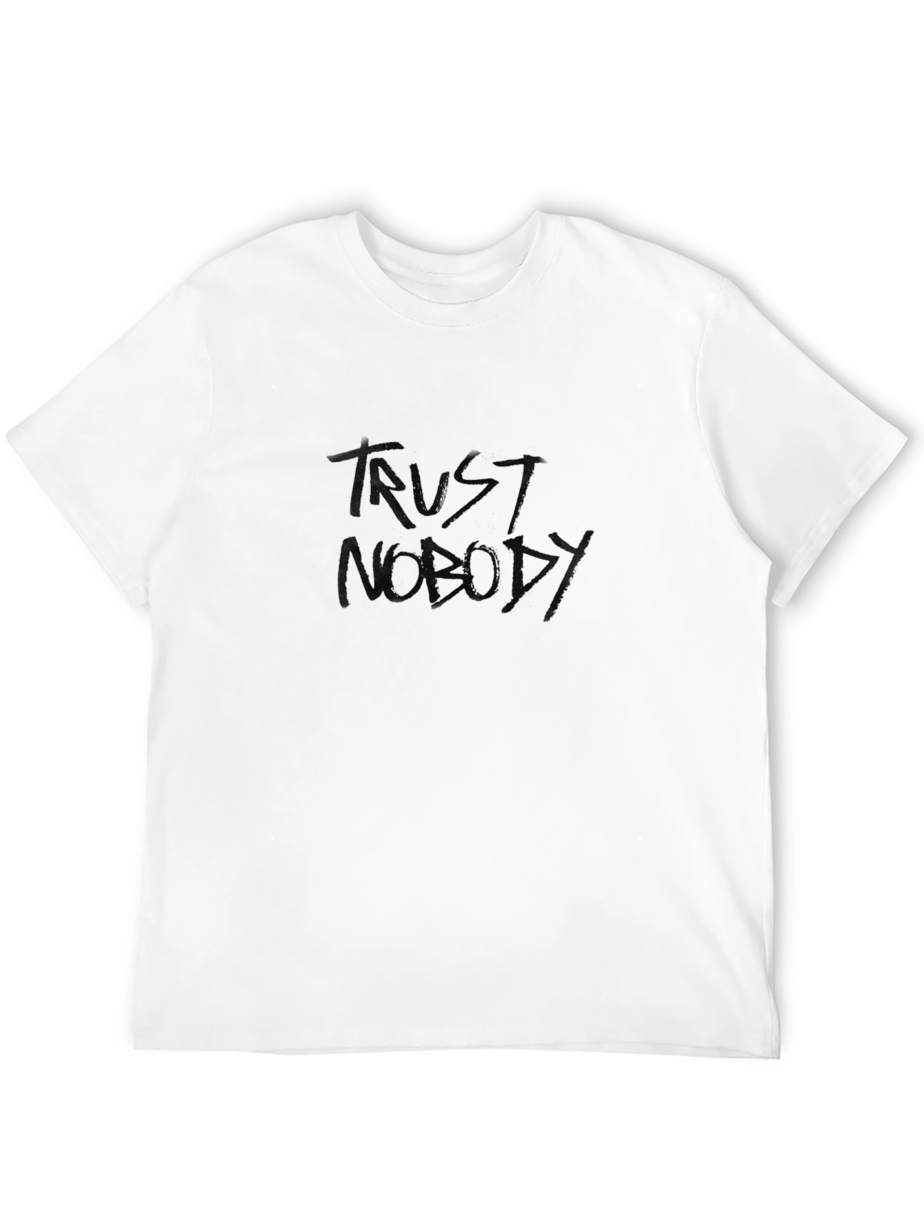 Trust Nobody Black Graphic Tee