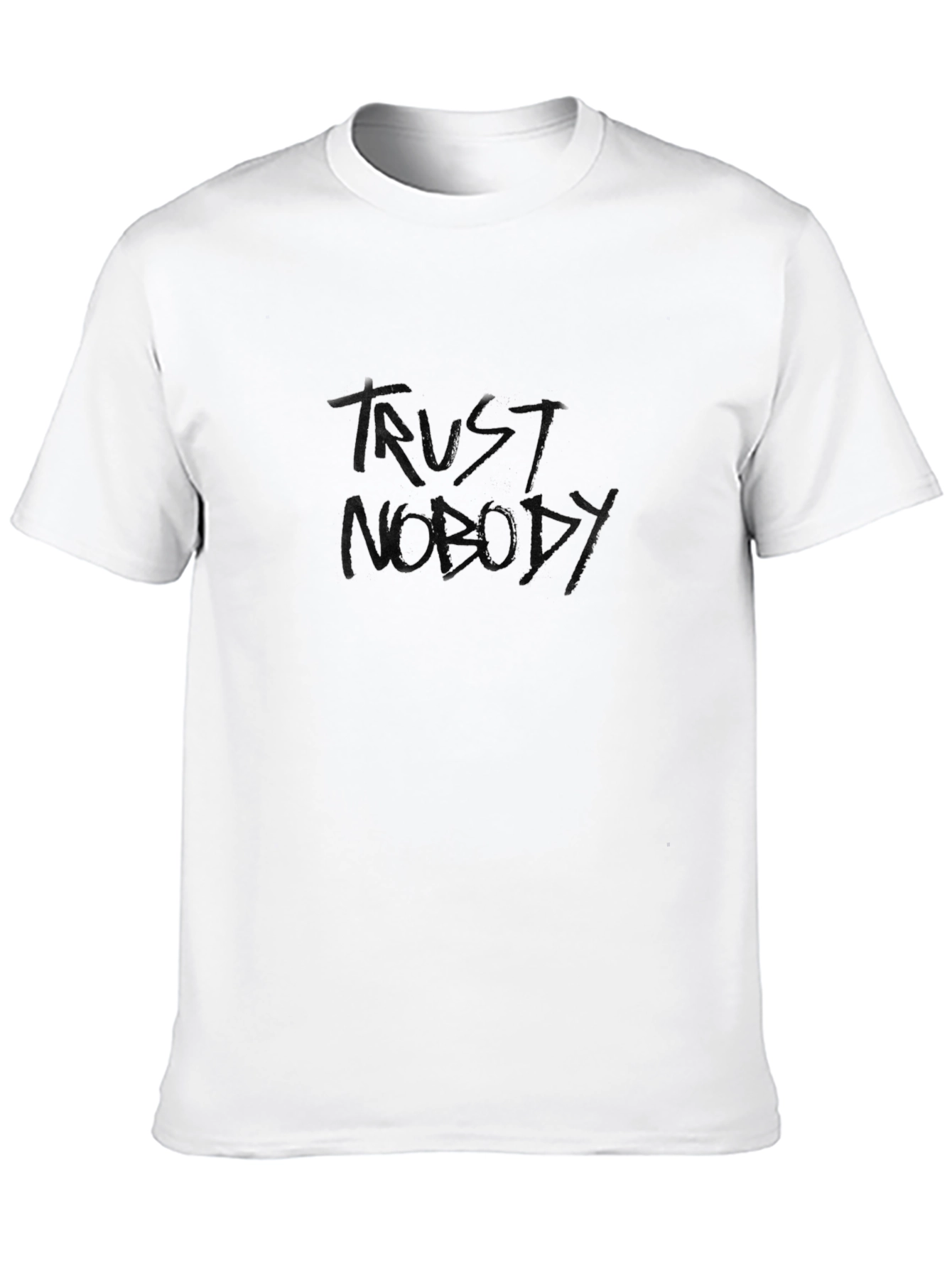 Trust Nobody Black Graphic Tee