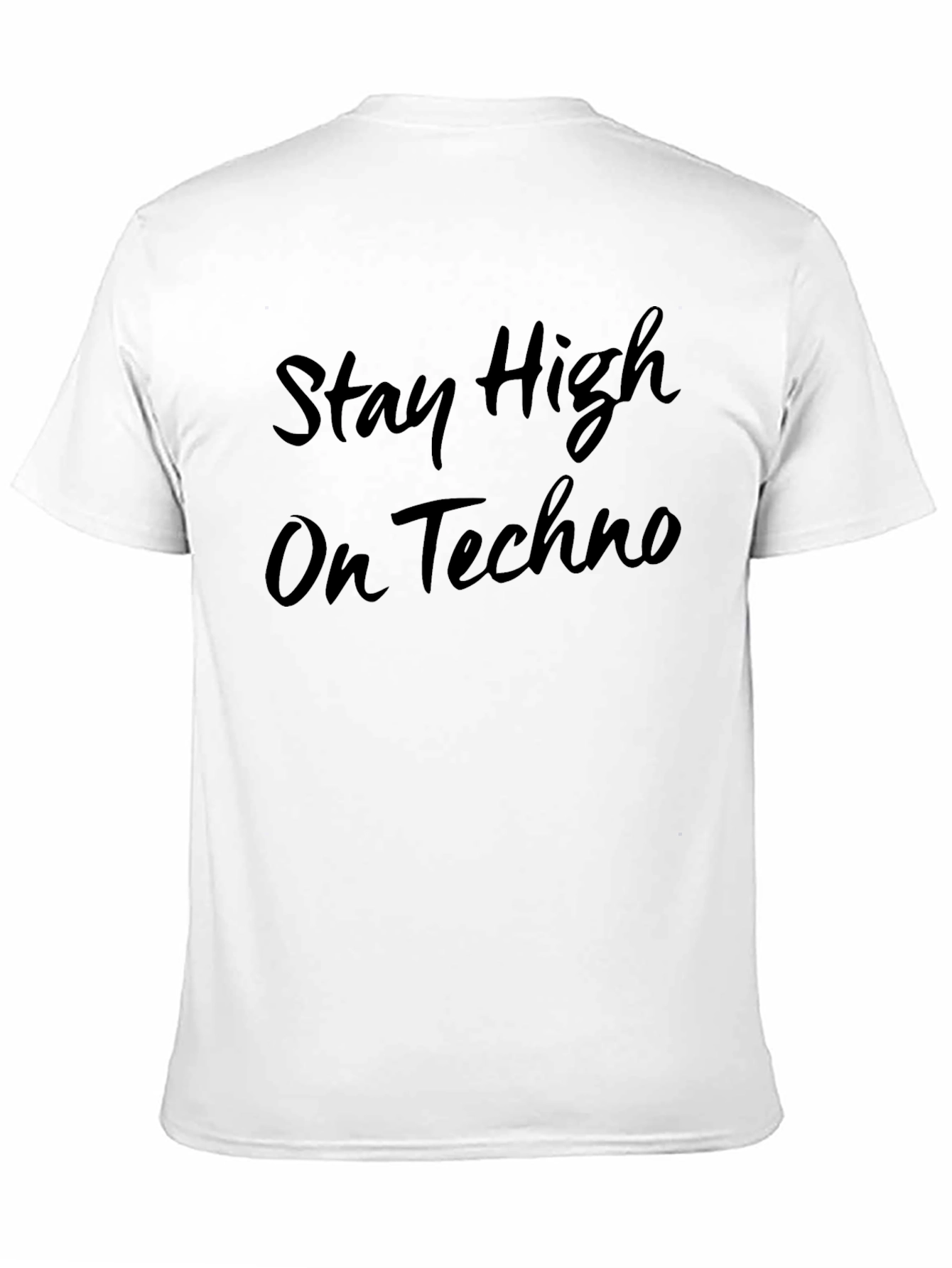 Stay High On Techno Graphic T-Shirt