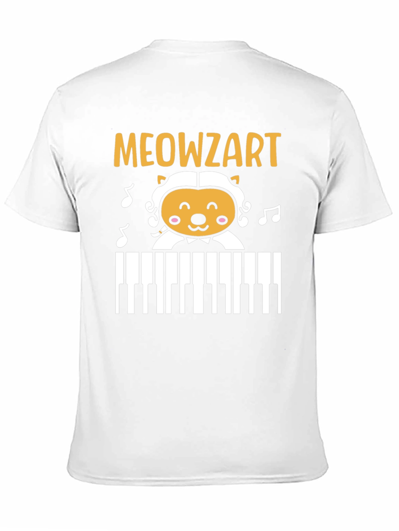 Meowzart Cat Piano T-Shirt - Music Lover Tee
