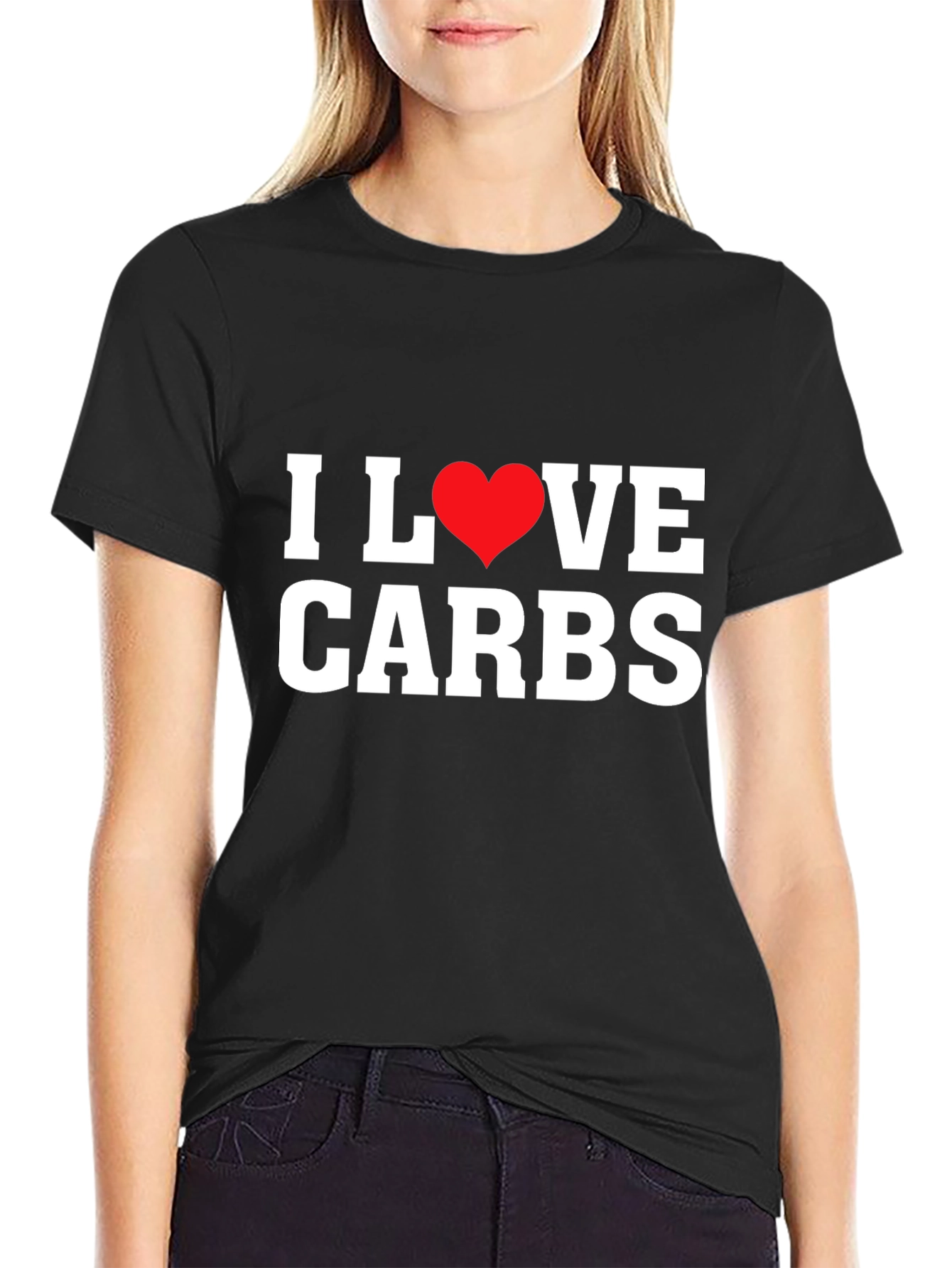 I Love Carbs T-Shirt - Funny Foodie Tee