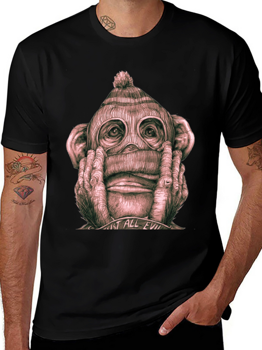 Hear No Evil Monkey Graphic Tee