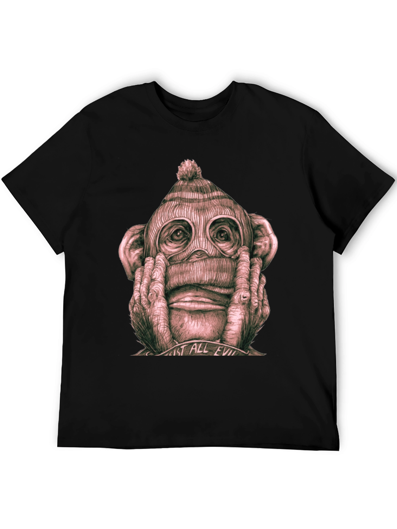 Hear No Evil Monkey Graphic Tee