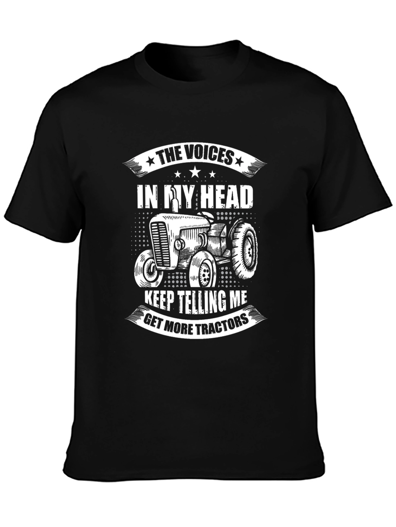 Voices in My Head Tractor T-Shirt