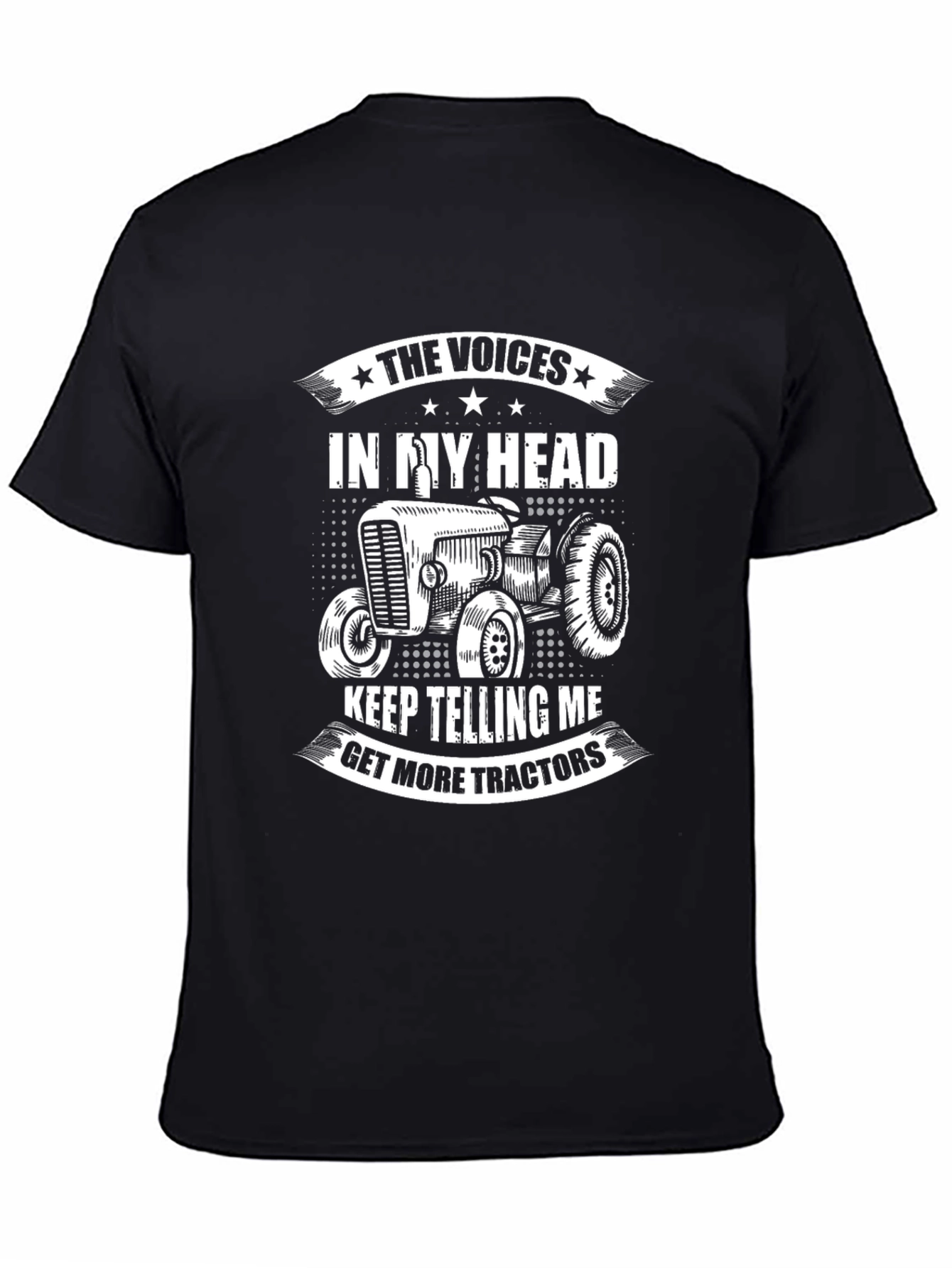 Voices in My Head Tractor T-Shirt