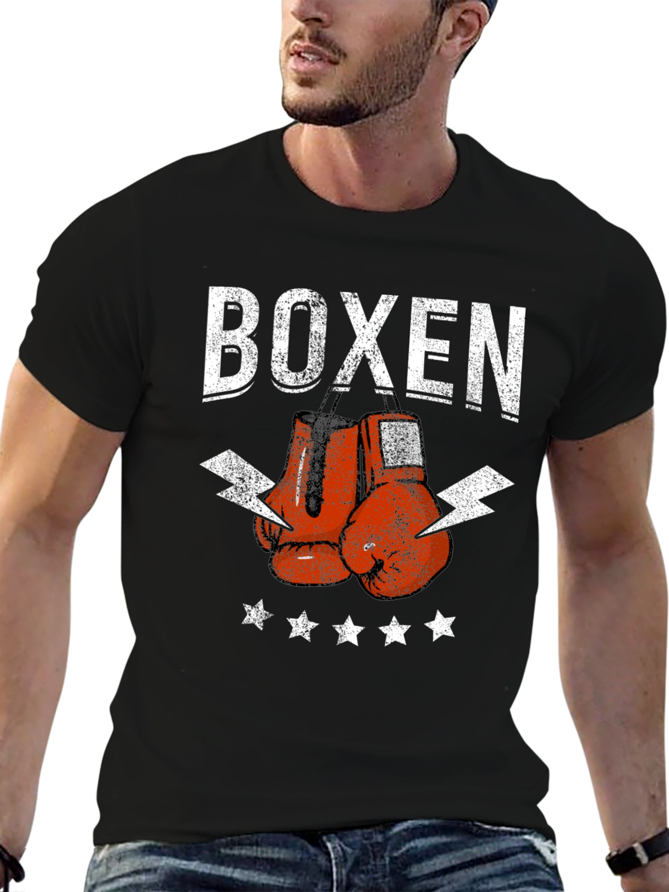 Boxen Boxing Gloves Graphic T-Shirt