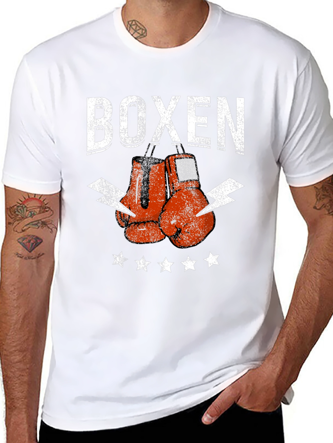 Boxen Boxing Gloves Graphic T-Shirt
