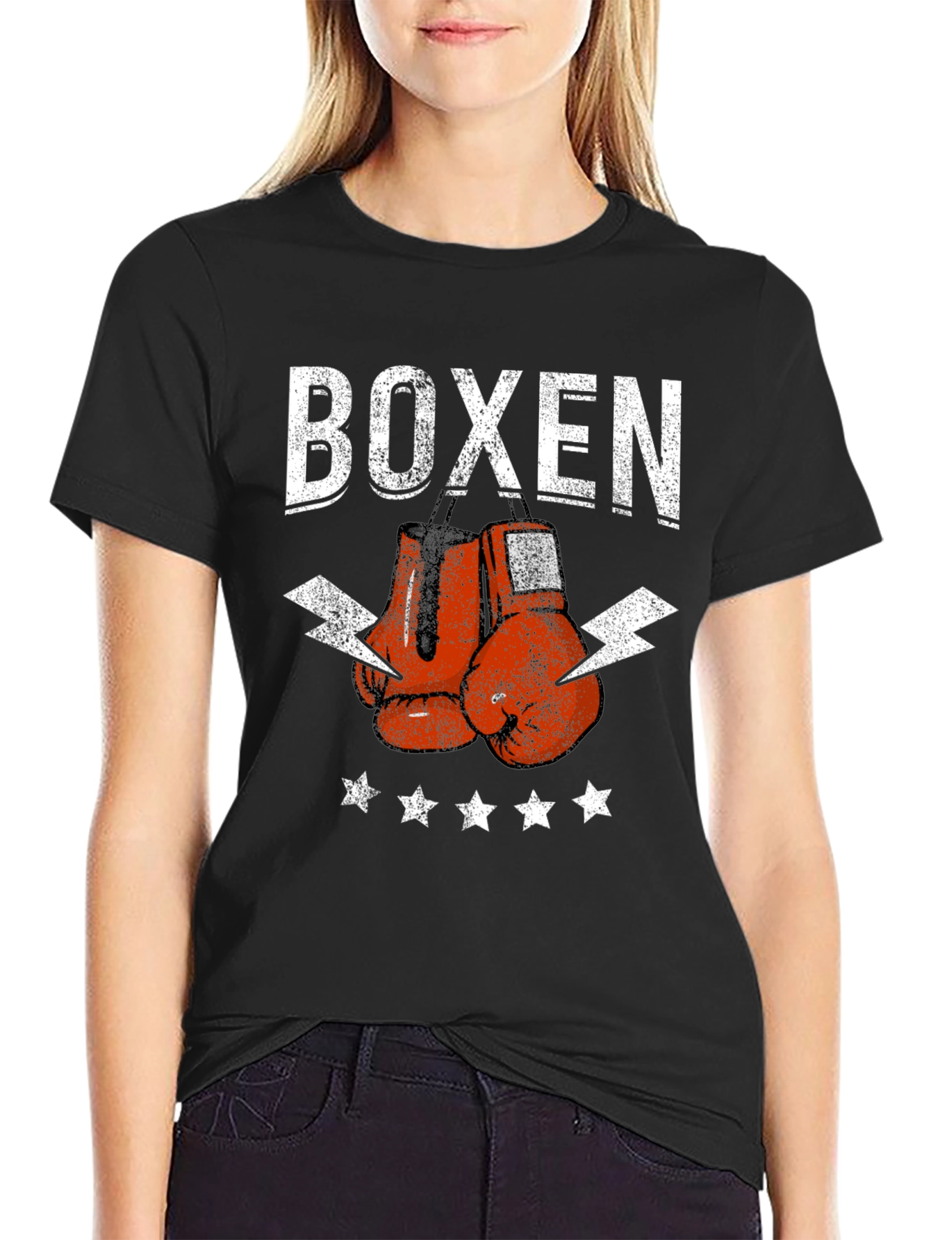 Boxen Boxing Gloves Graphic T-Shirt