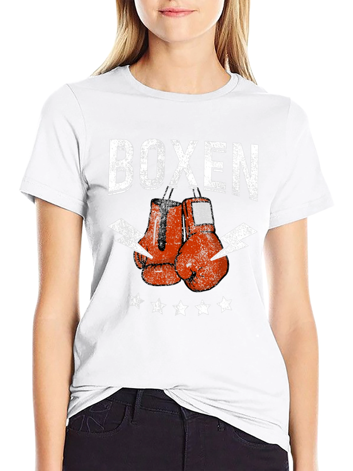 Boxen Boxing Gloves Graphic T-Shirt