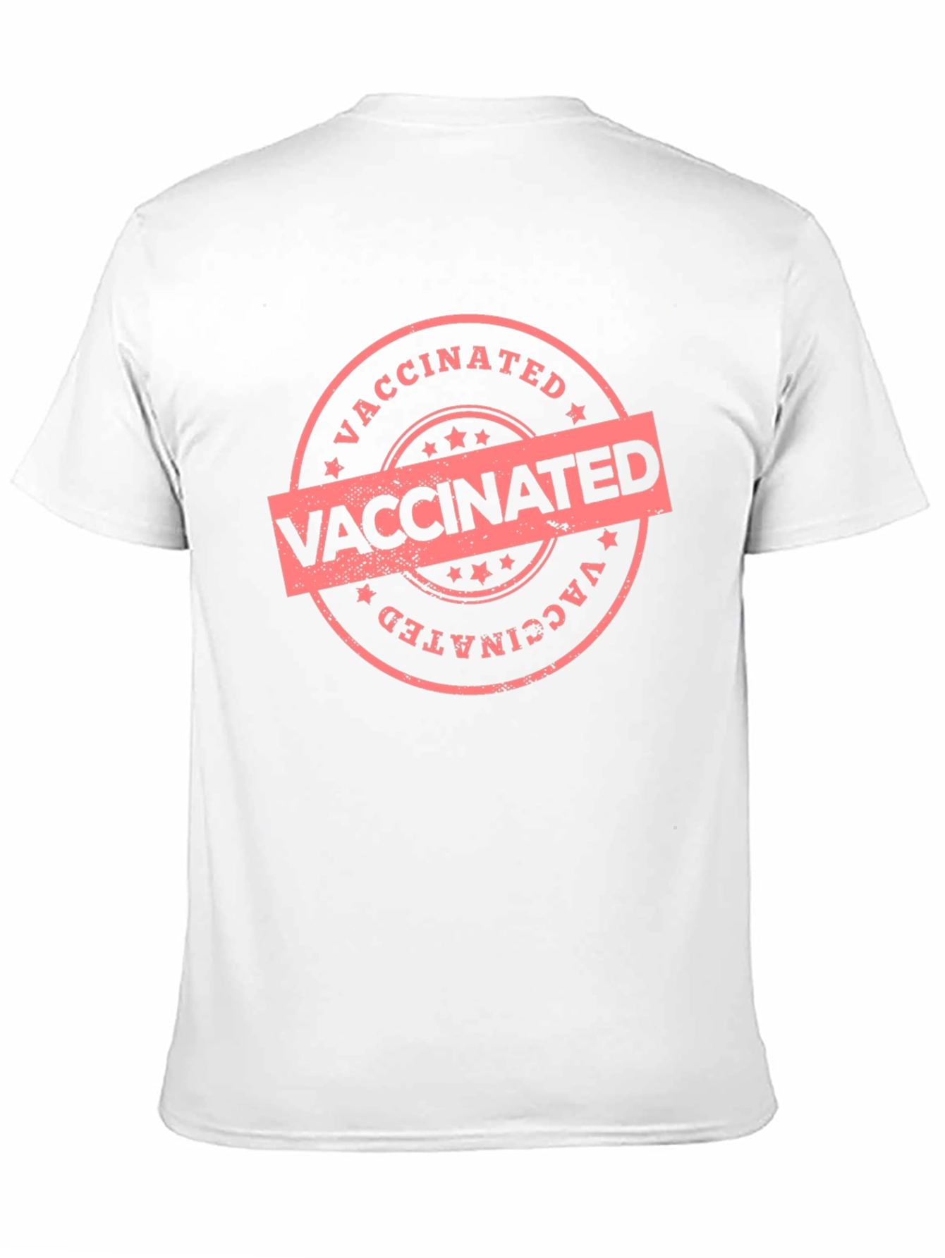 Vaccinated Stamp Graphic Tee - Black