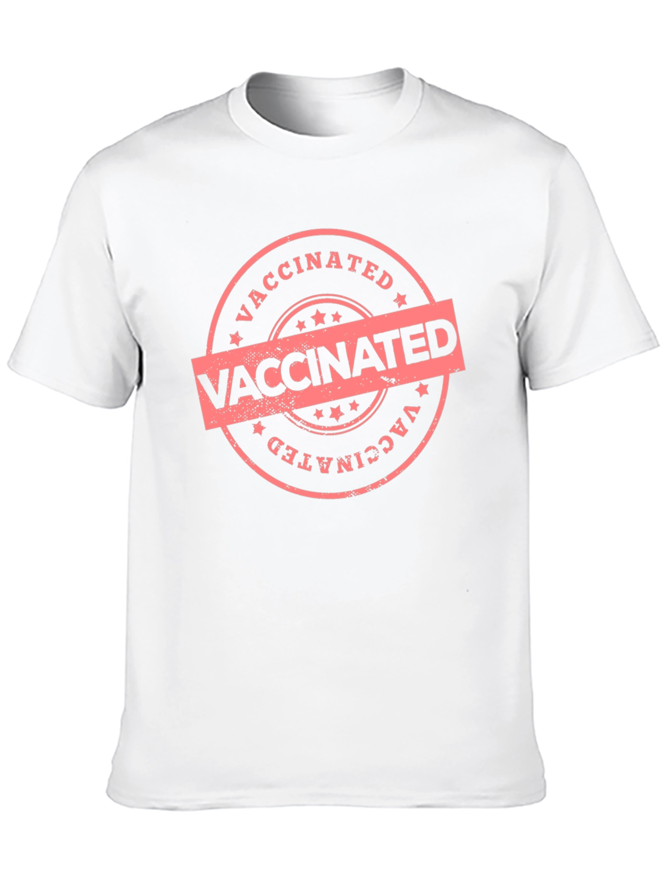 Vaccinated Stamp Graphic Tee - Black