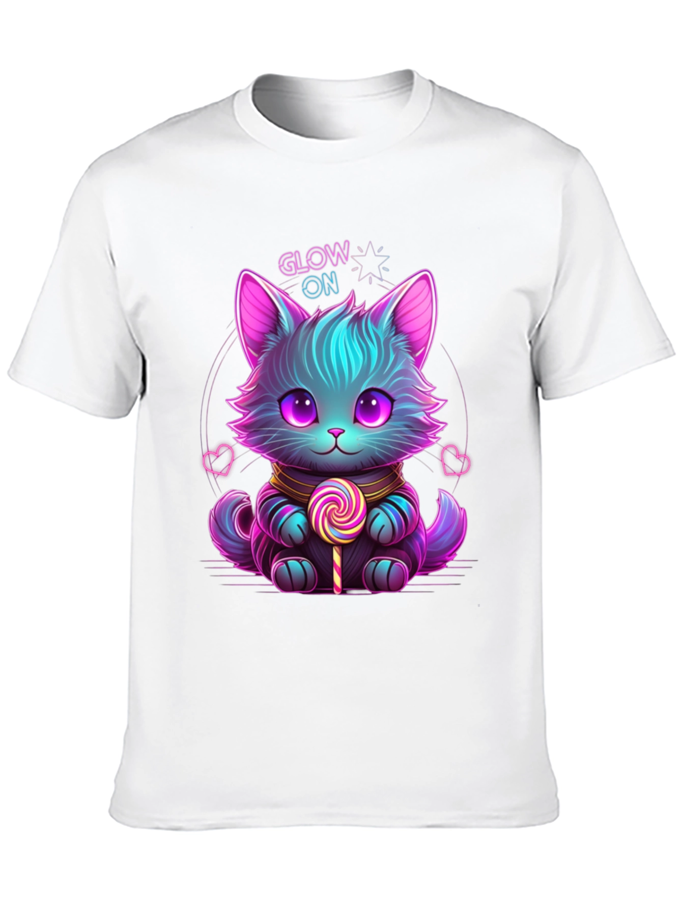 Neon Cat T-Shirt - Glow On!
