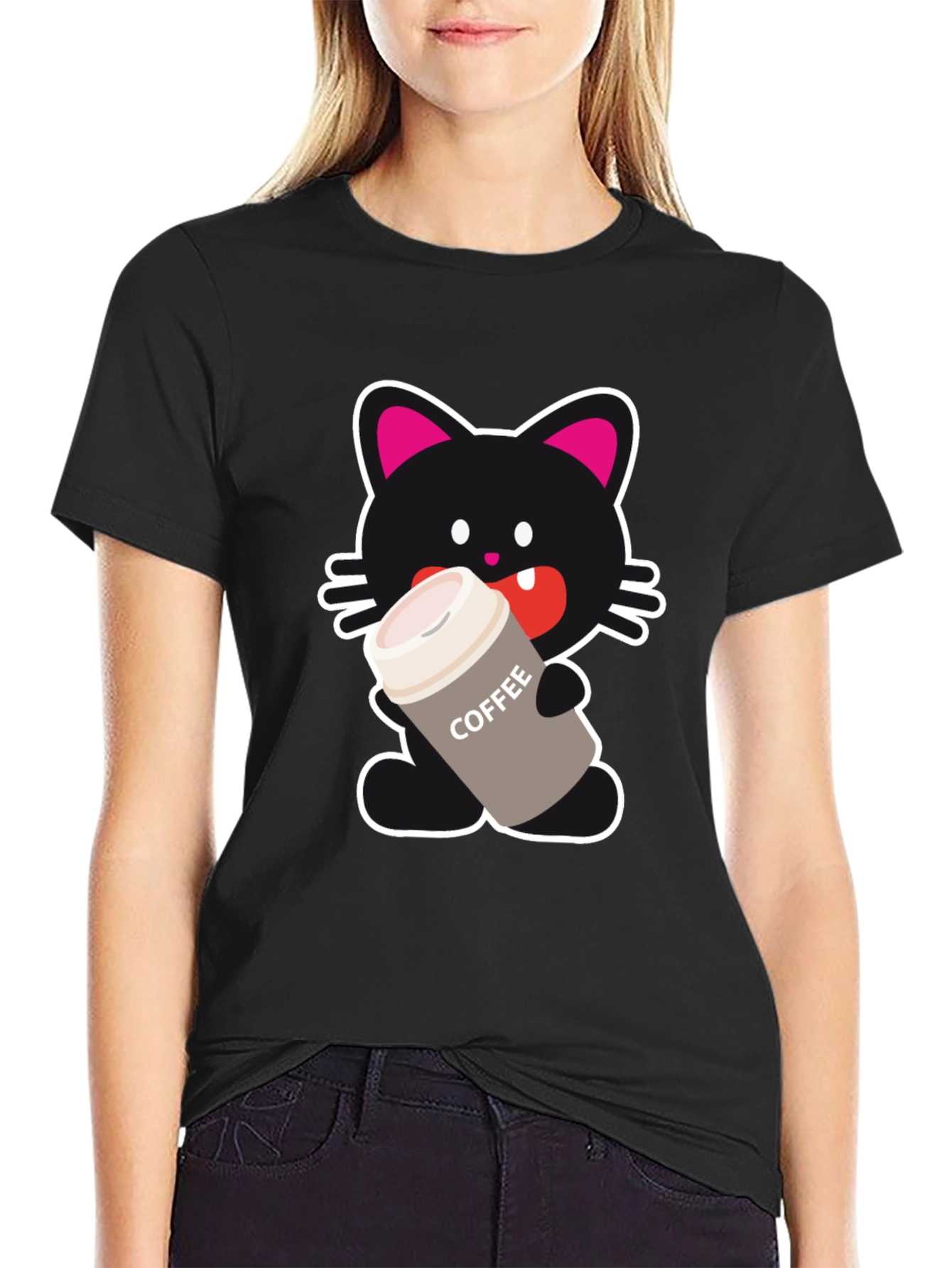 Cat Lover Coffee T-Shirt