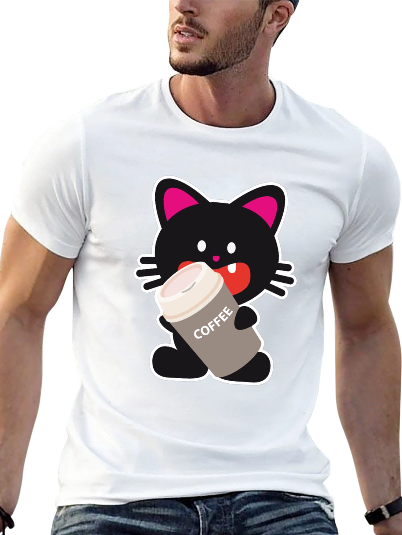 Cat Lover Coffee T-Shirt