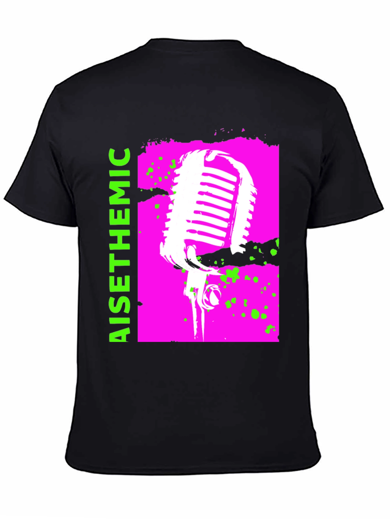 Retro Microphone Graphic Tee