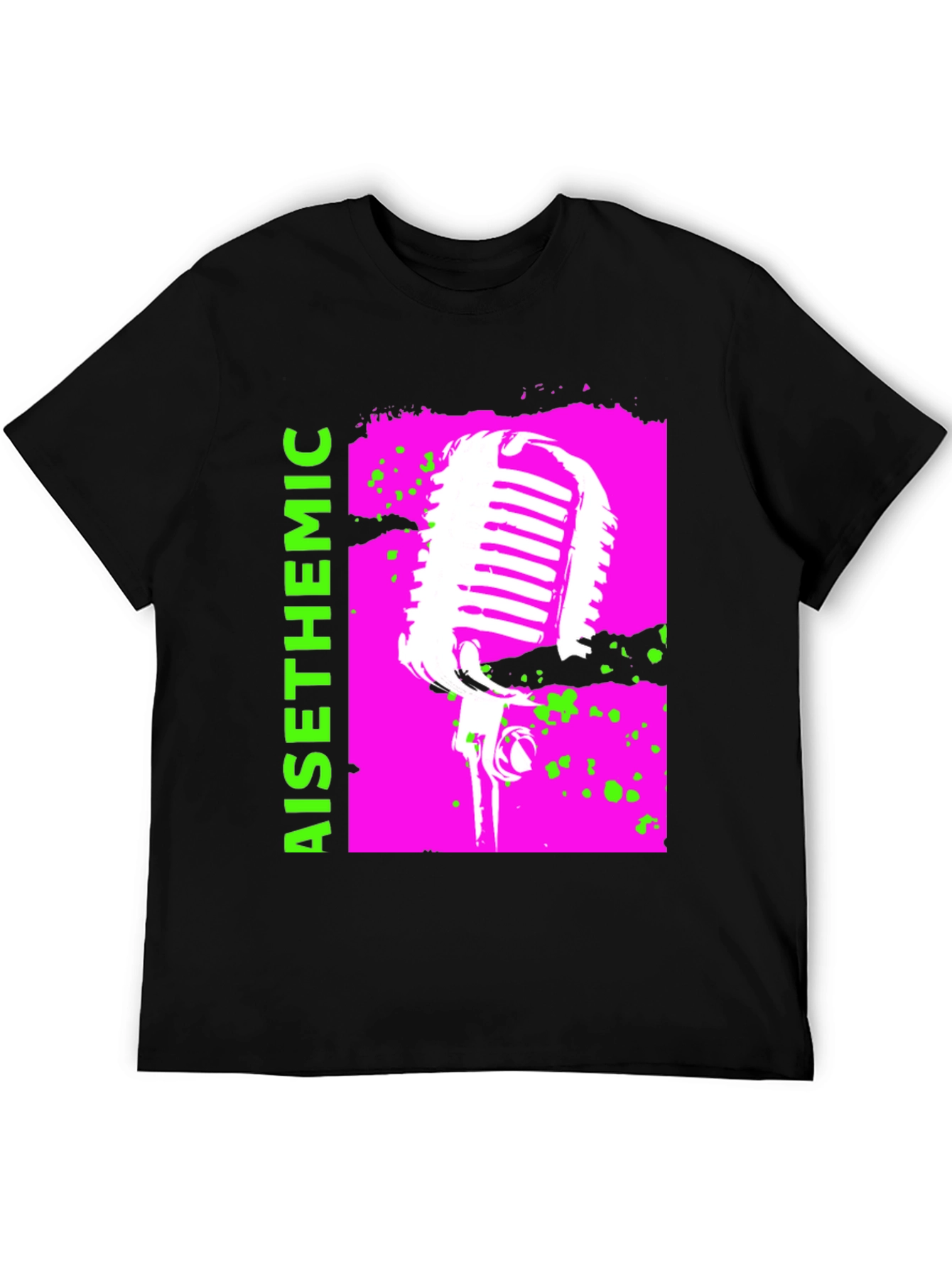 Retro Microphone Graphic Tee