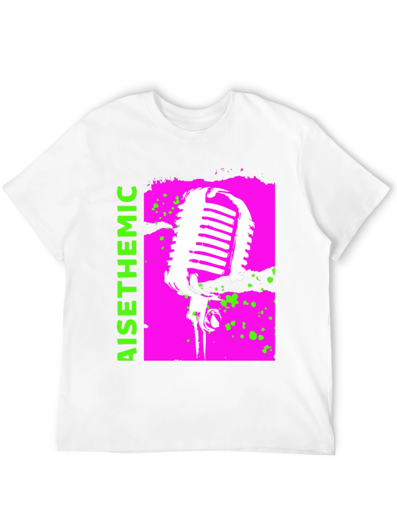 Retro Microphone Graphic Tee