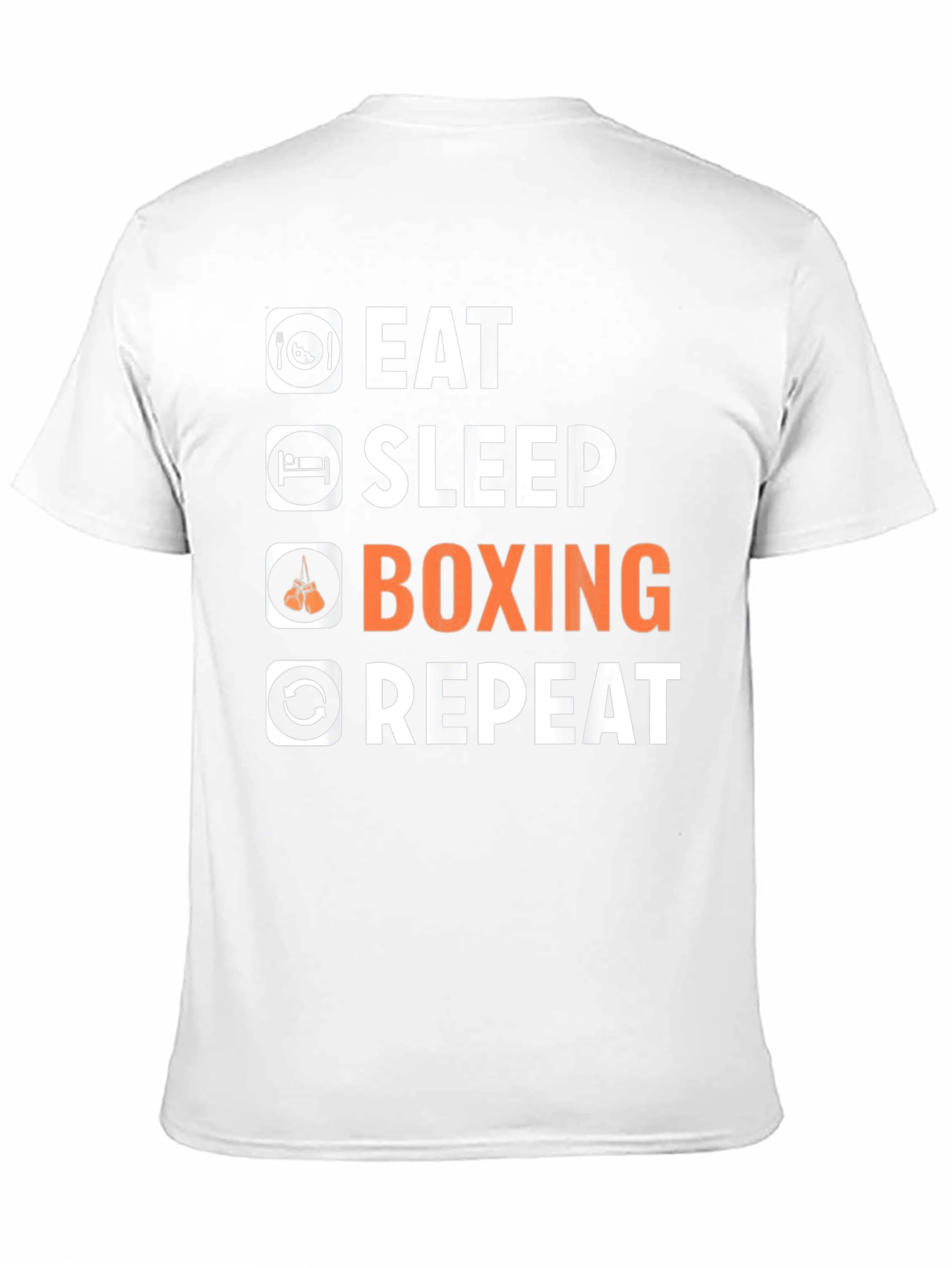 Eat Sleep Boxing Repeat Graphic T-Shirt