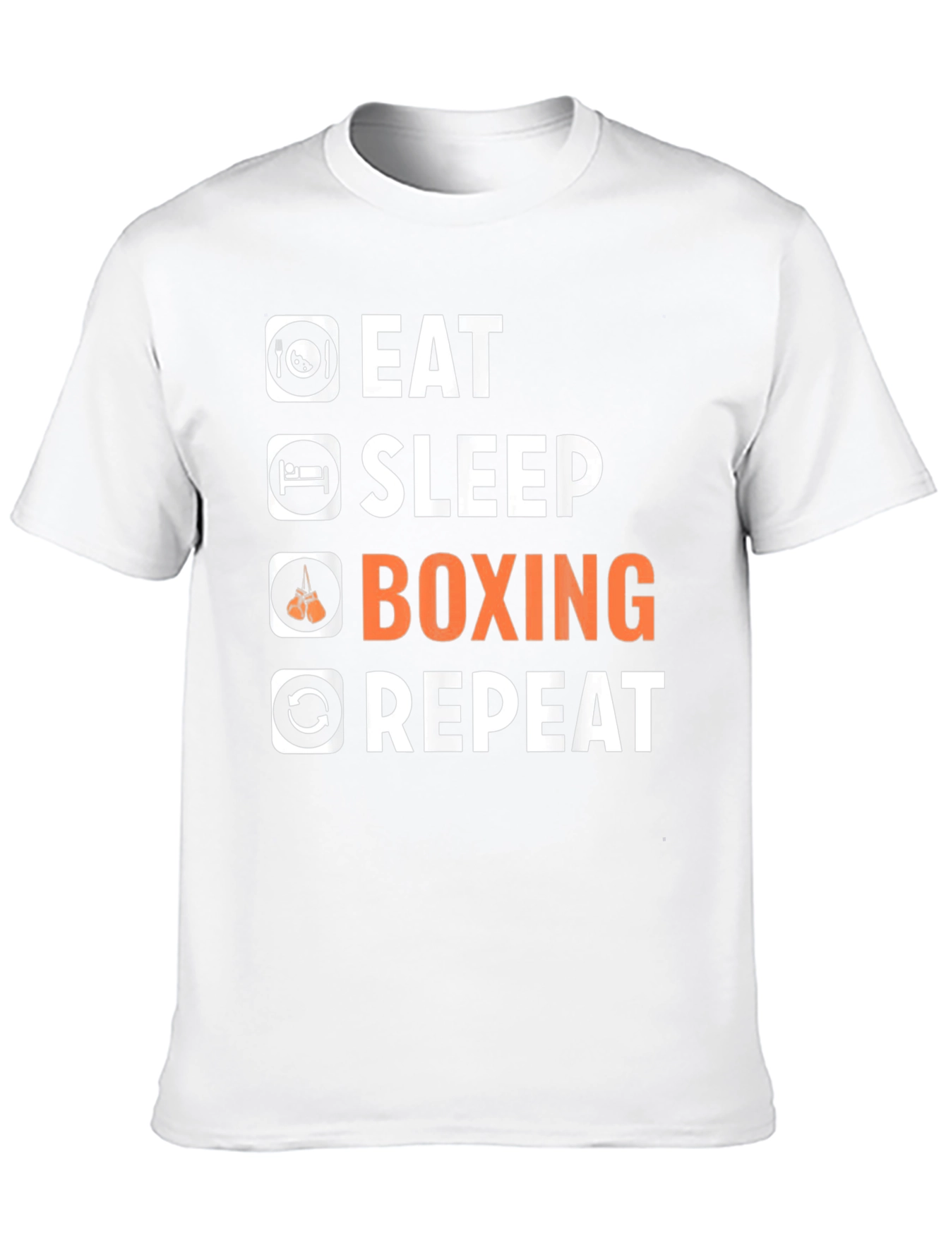 Eat Sleep Boxing Repeat Graphic T-Shirt