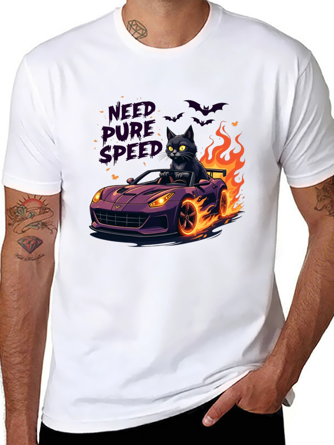 Need Pure Speed Black Cat T-Shirt