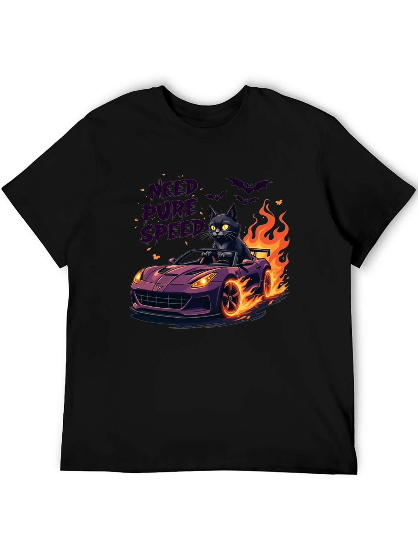 Need Pure Speed Black Cat T-Shirt