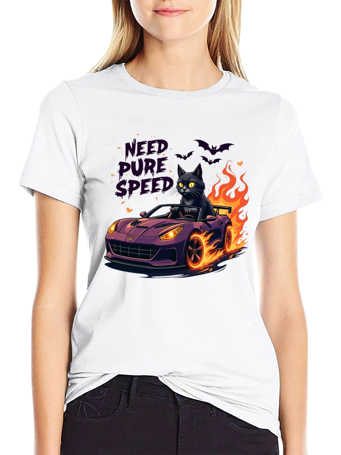 Need Pure Speed Black Cat T-Shirt