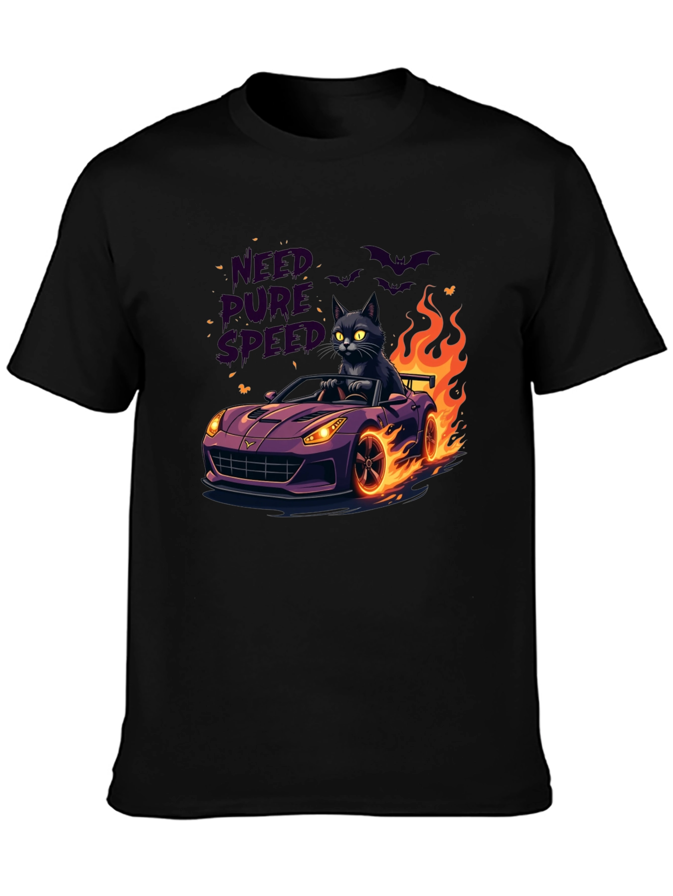 Need Pure Speed Black Cat T-Shirt