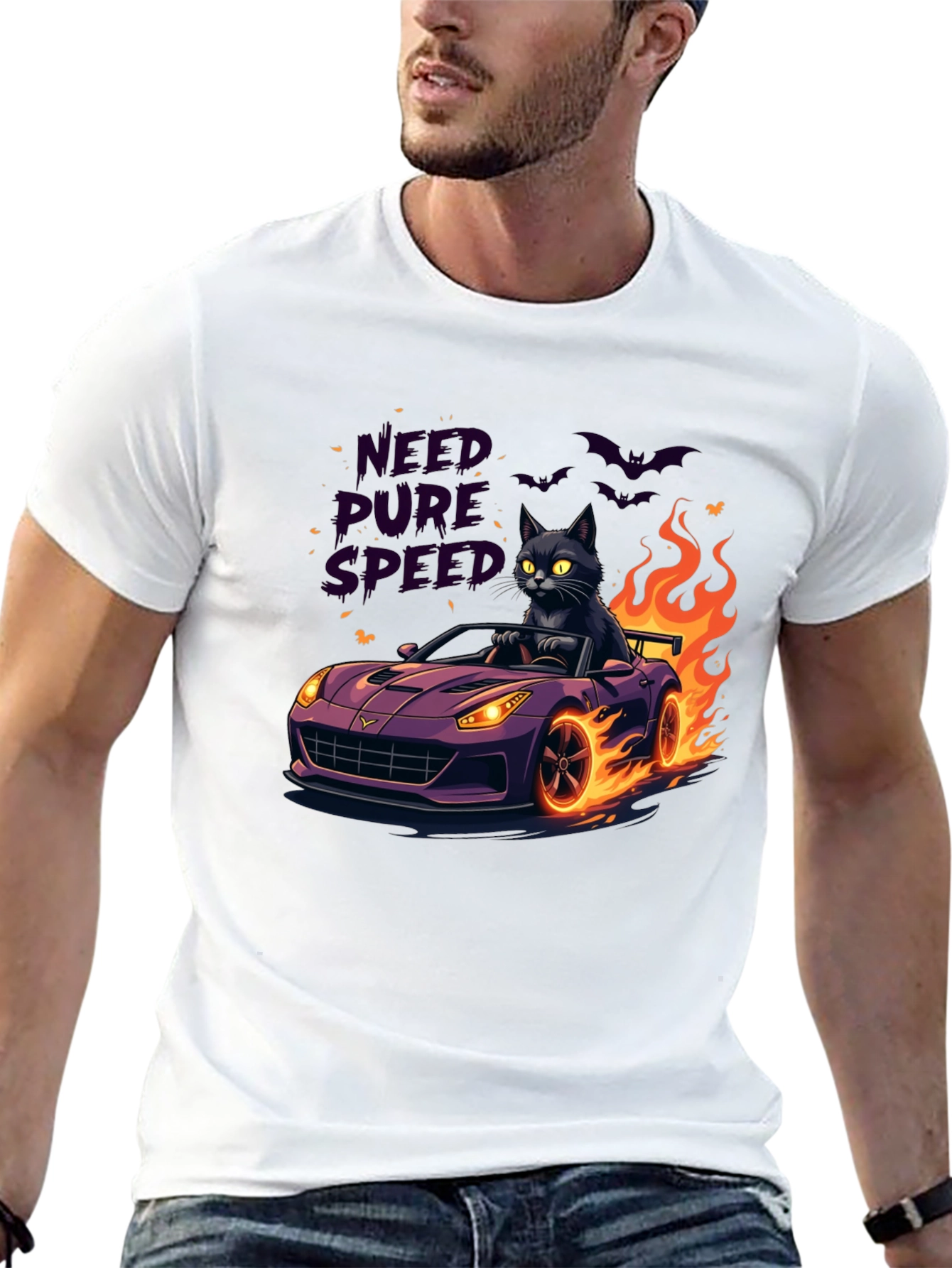 Need Pure Speed Black Cat T-Shirt