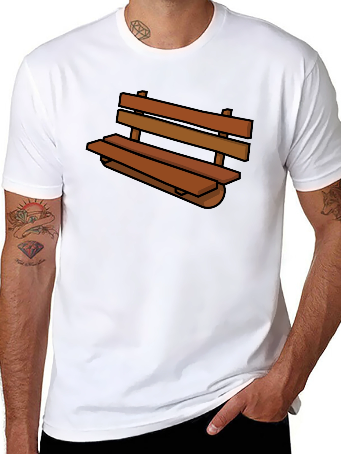 Bench Graphic Tee - Comfortable Everyday Wear