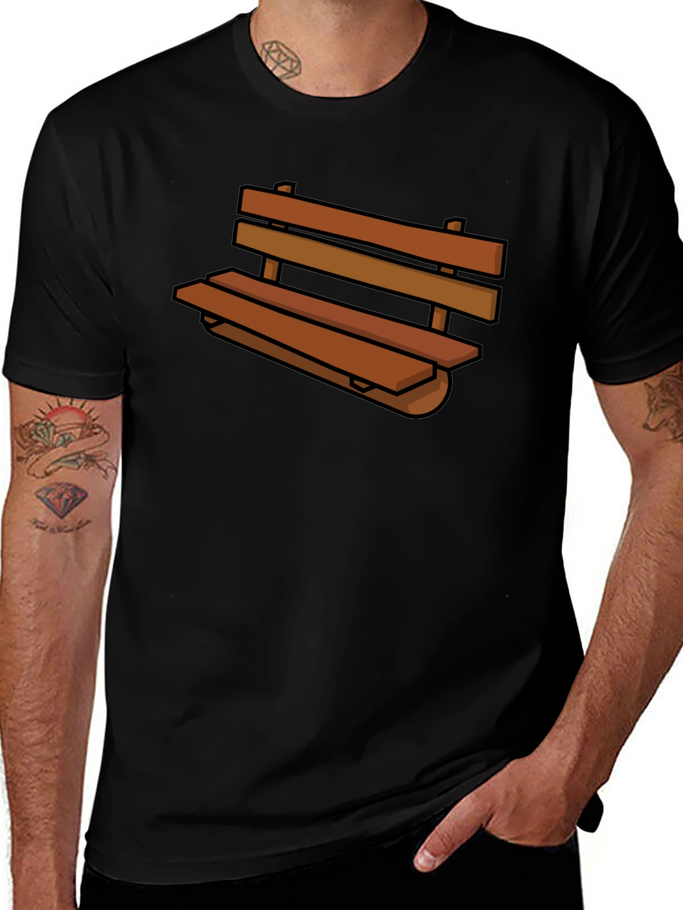 Bench Graphic Tee - Comfortable Everyday Wear