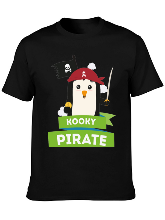 Kooky Pirate Penguin Graphic Tee