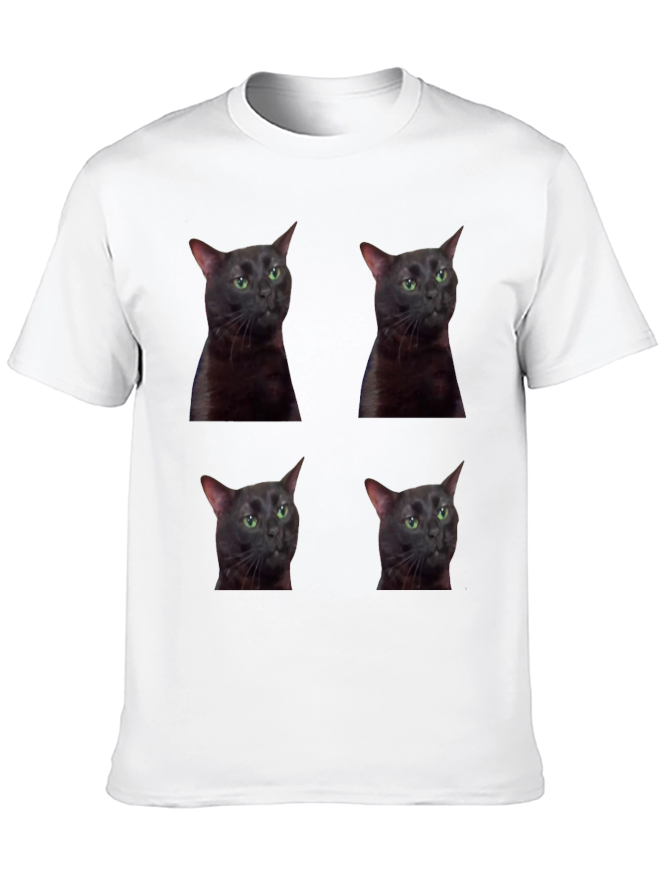 Cat Portrait T-Shirt - Unique Graphic Tee