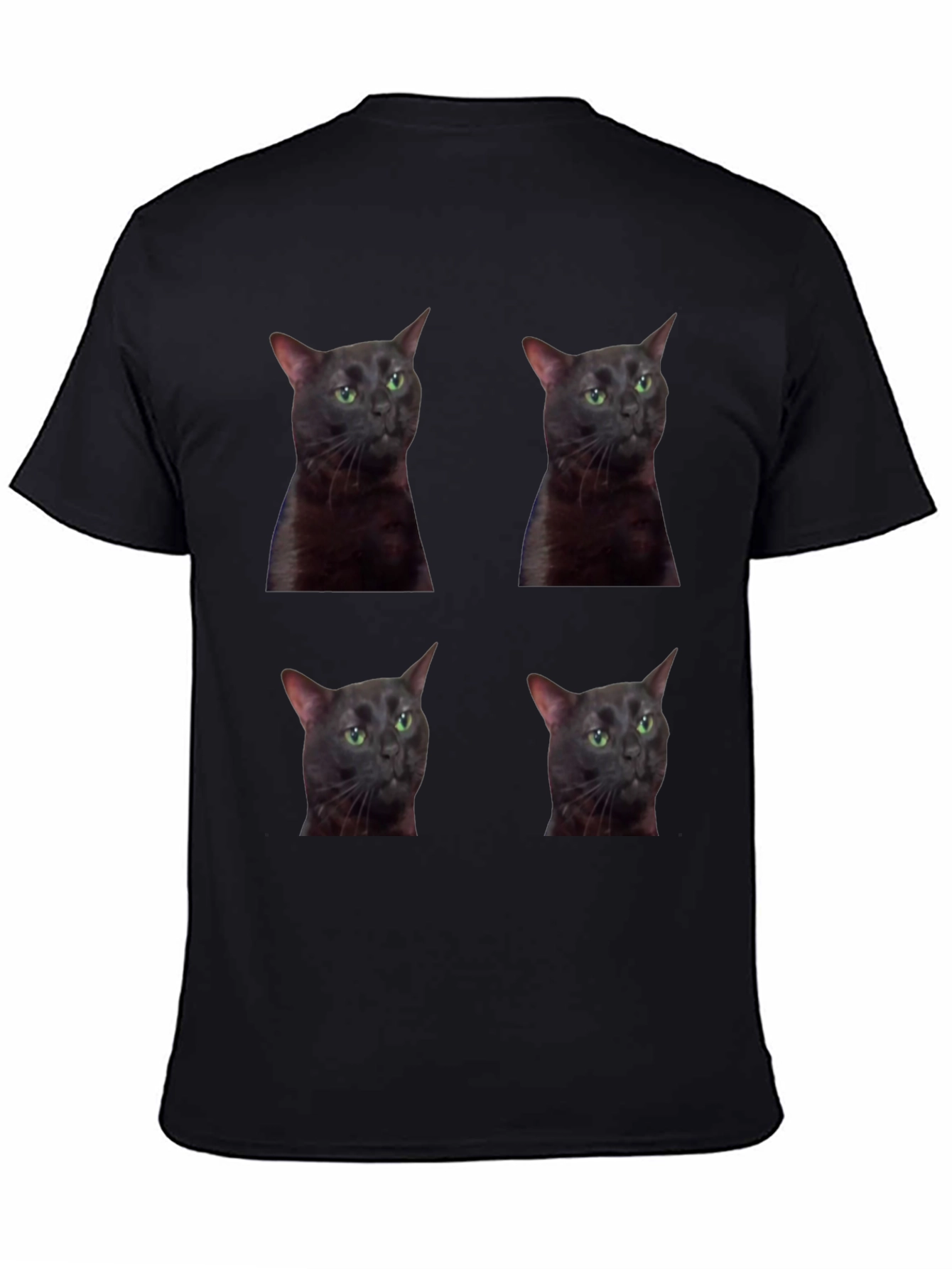 Cat Portrait T-Shirt - Unique Graphic Tee