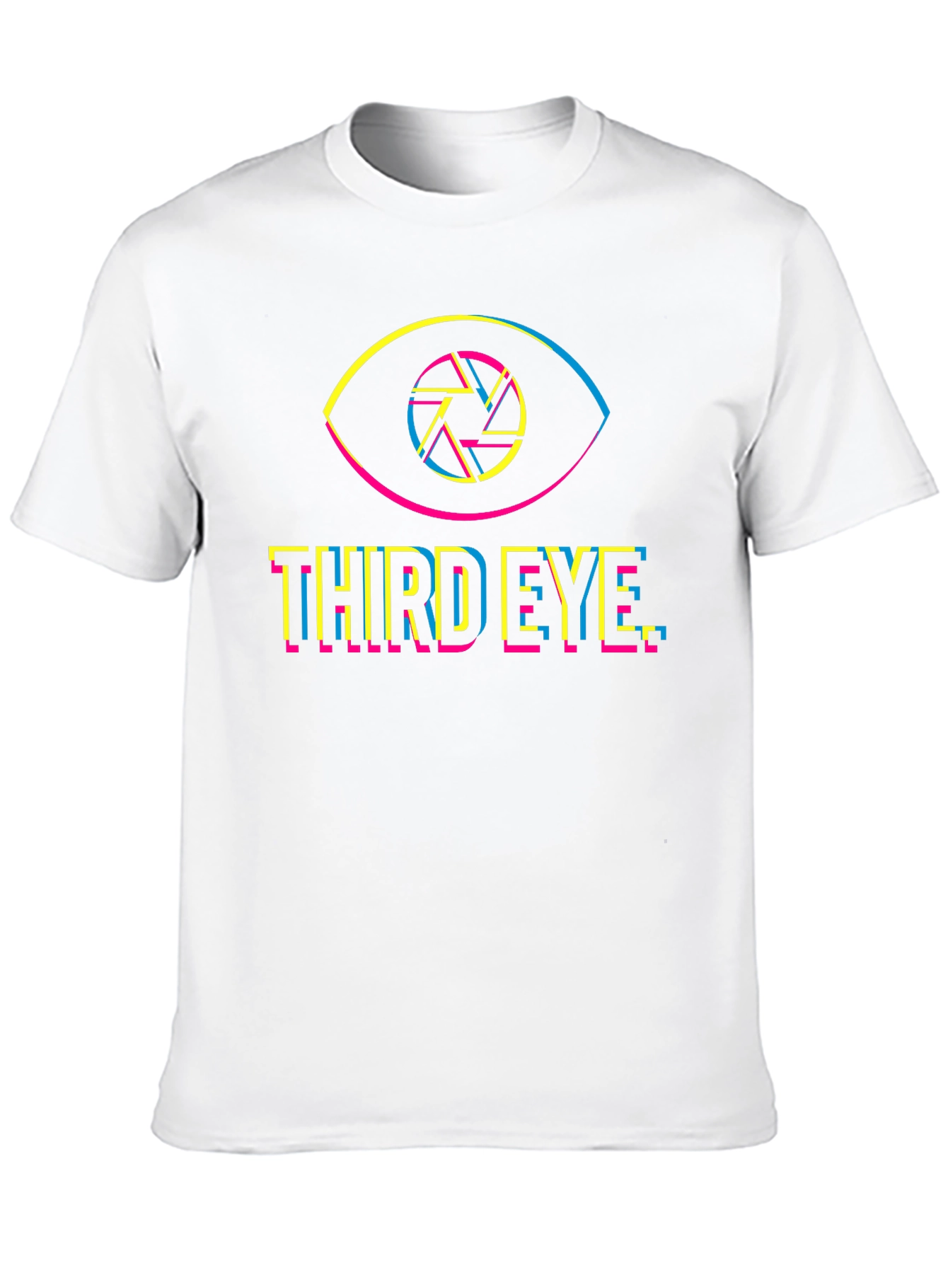 Third Eye Graphic Tee - Black Cotton T-Shirt