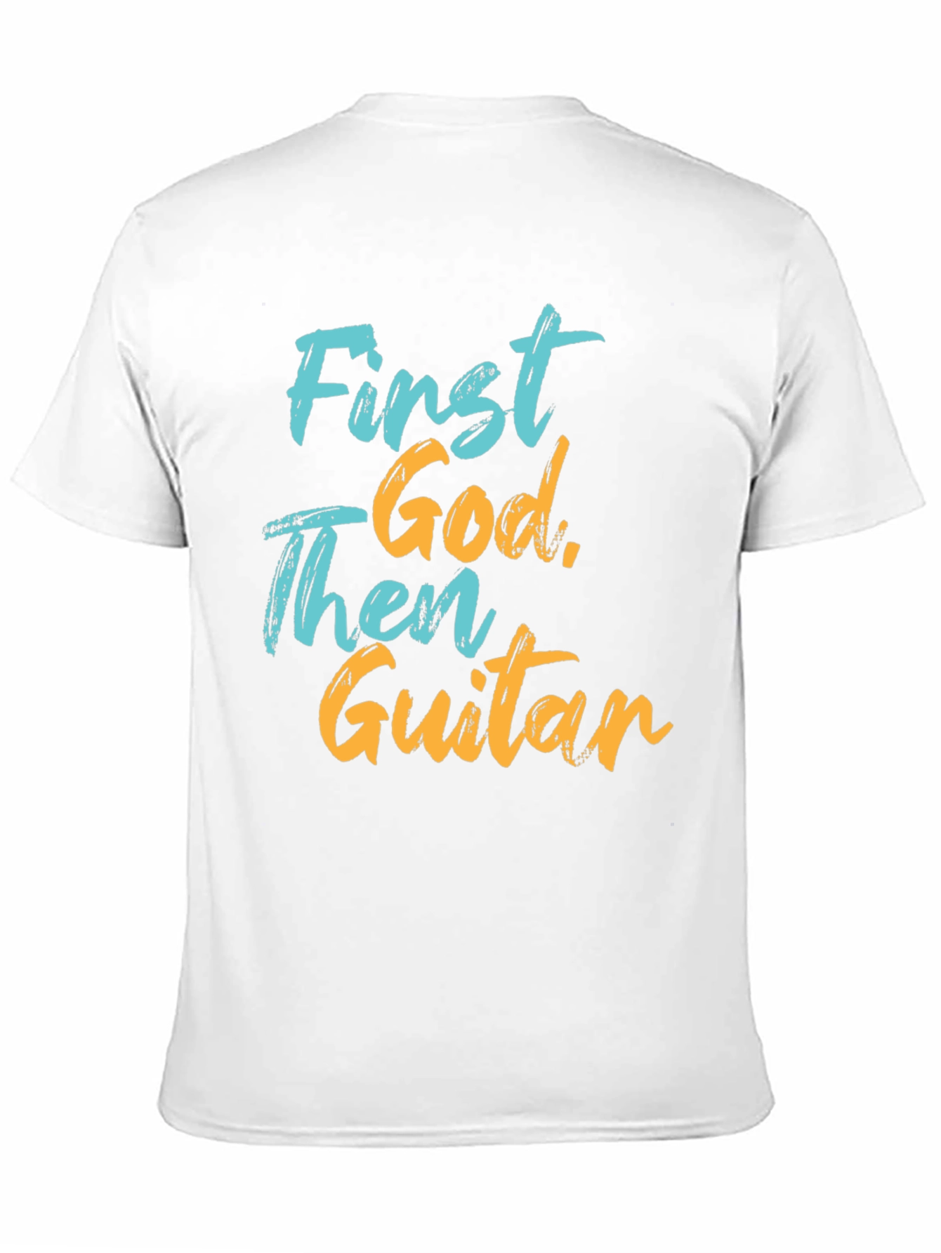 First God Then Guitar Graphic Tee